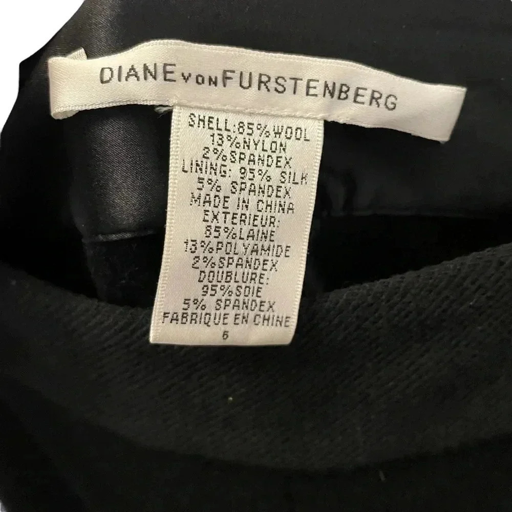 Diane Von Furstenberg Wool Blend Midi Skirt Marie Lou - Picture 2 of 8